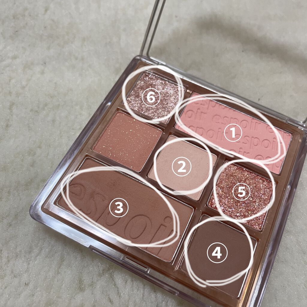 リアルアイパレット/espoir/マルチパレットを使ったクチコミ（3枚目）