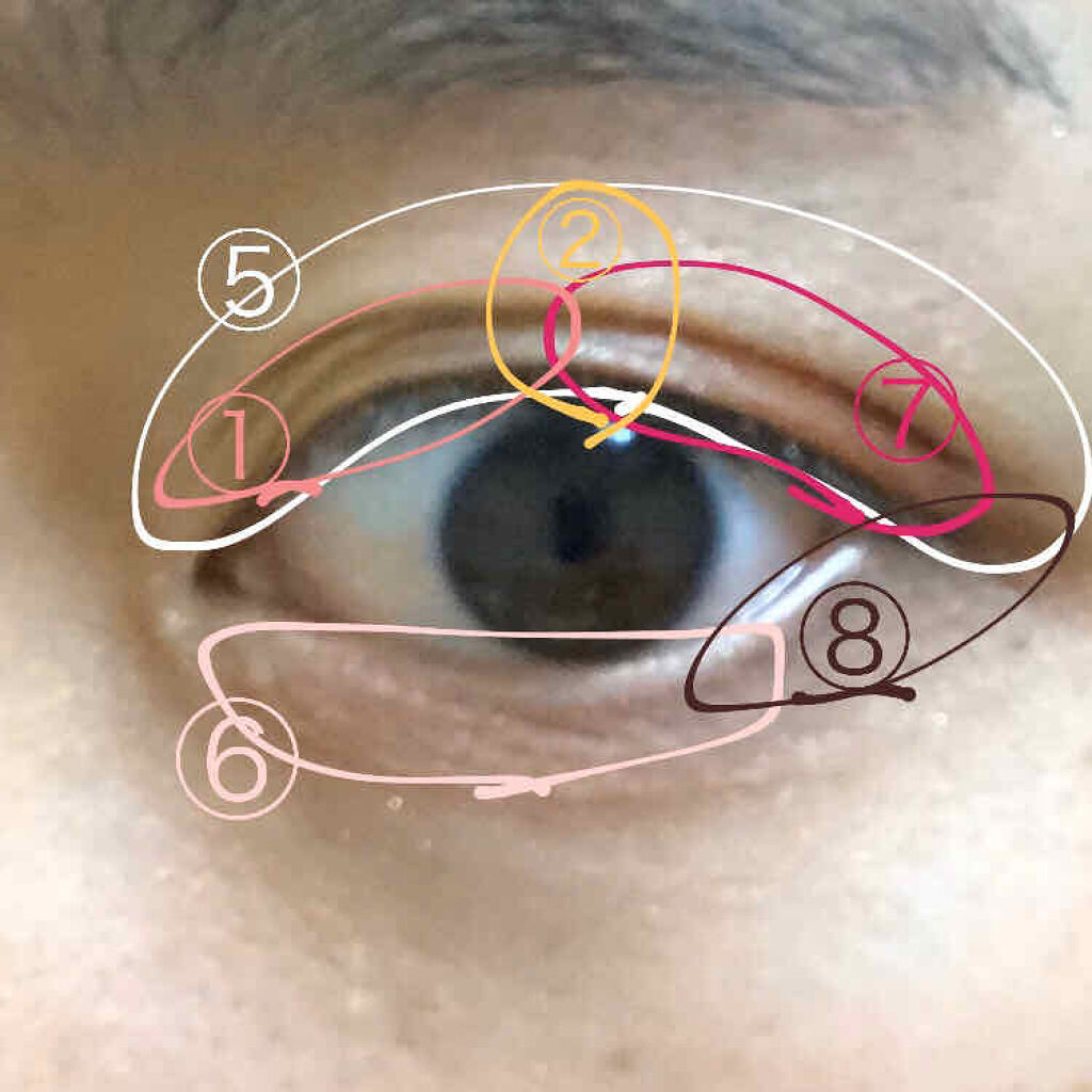 スイーツコレクション/マリブビューティー/アイシャドウパレットを使ったクチコミ（3枚目）