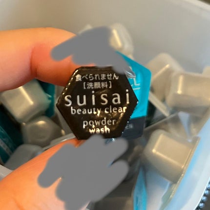 スイサイ ビューティクリア ブラック パウダーウォッシュ/suisai/洗顔パウダーを使ったクチコミ(1枚目)