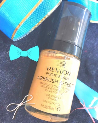 フォトレディ エアブラッシュ エフェクト メイクアップ/REVLON/リキッドファンデーションを使ったクチコミ（1枚目）