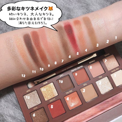 エクスプローラ12色 動物アイシャドウパレット/PERFECT DIARY/アイシャドウパレットを使ったクチコミ(5枚目)