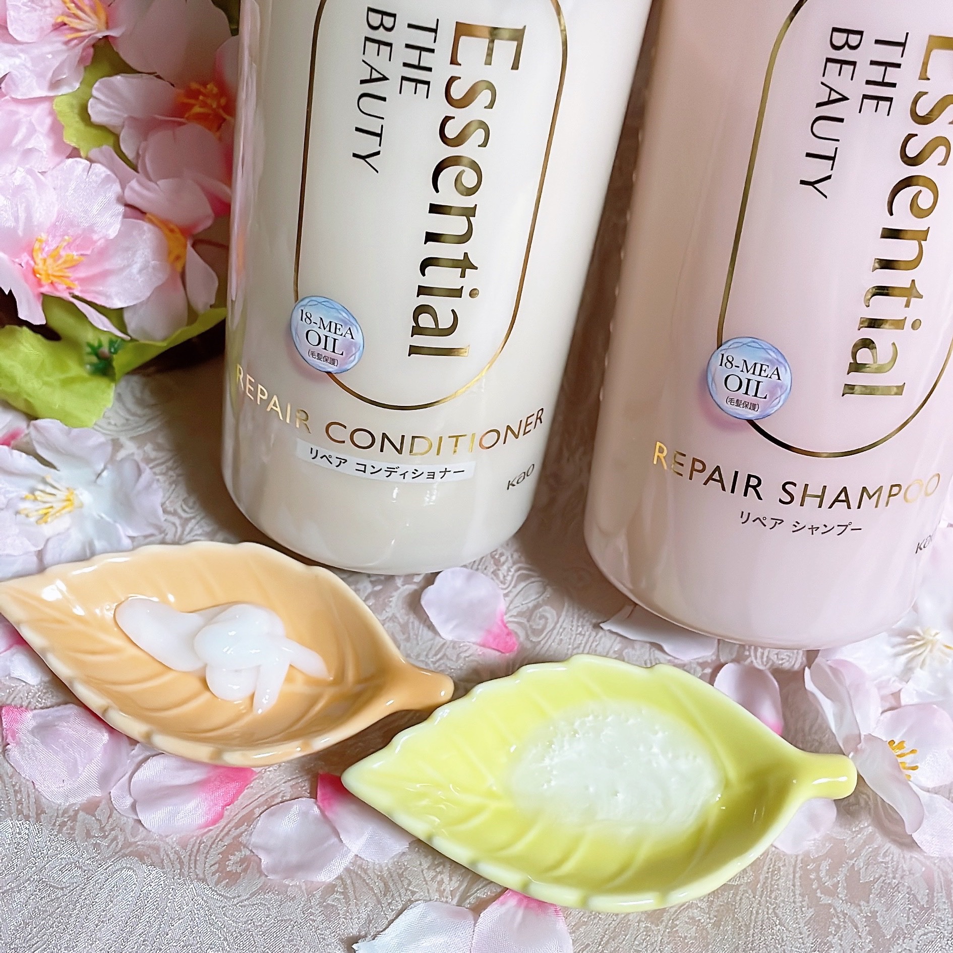 ザビューティ リペアシャンプー・コンディショナー/エッセンシャル/市販シャンプーを使ったクチコミ（2枚目）