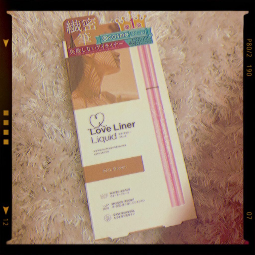 ラブ・ライナー リキッドアイライナーＲ３/ラブ・ライナー/リキッドアイライナーを使ったクチコミ（1枚目）