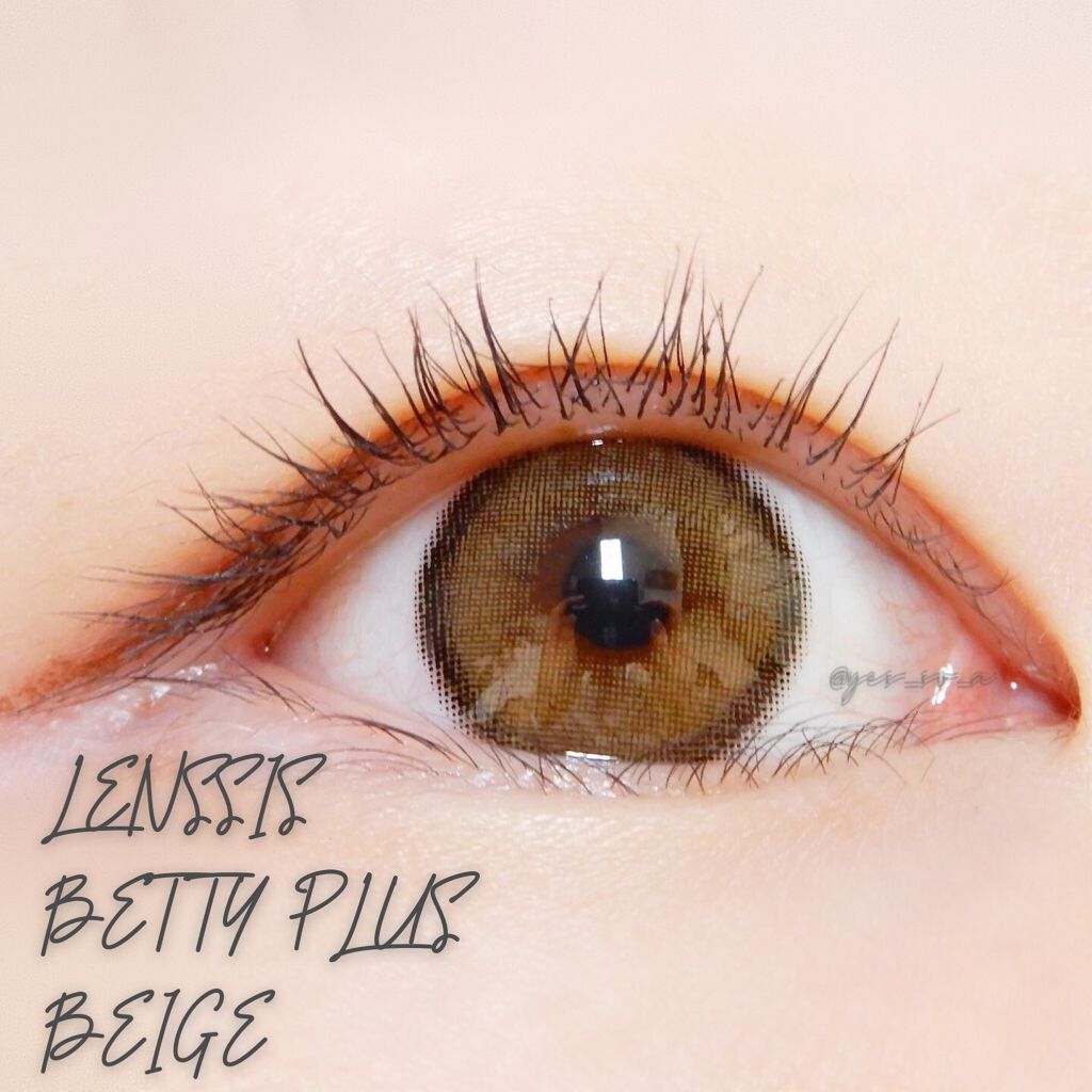 ベティーシリーズ/LENSSIS/カラーコンタクトレンズを使ったクチコミ（1枚目）