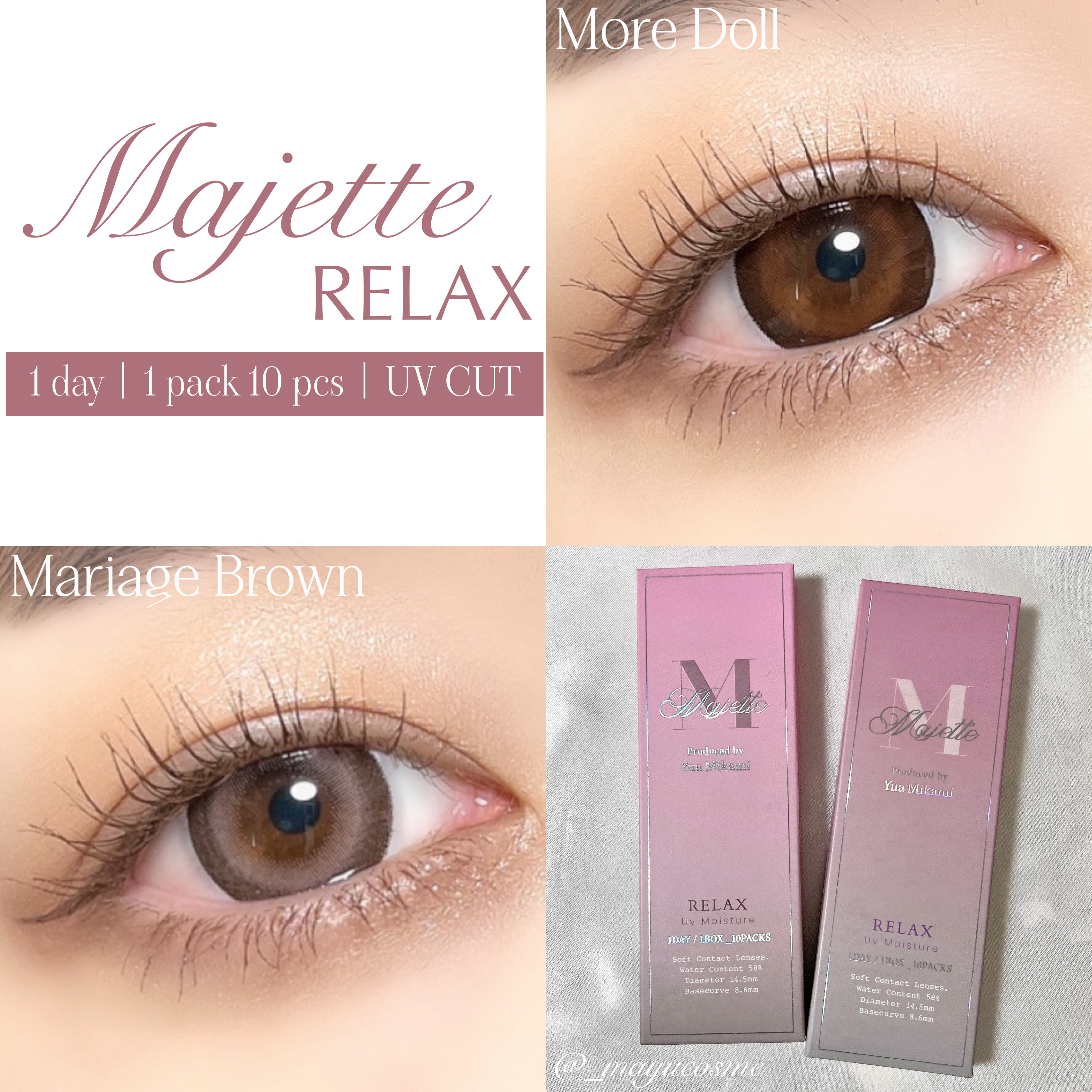 Majette 1day/Majette/ワンデー（１DAY）カラコンを使ったクチコミ（1枚目）