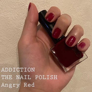 ザ ネイルポリッシュ 035C Angry Red アングリー レッド/ADDICTION/マニキュアを使ったクチコミ（1枚目）