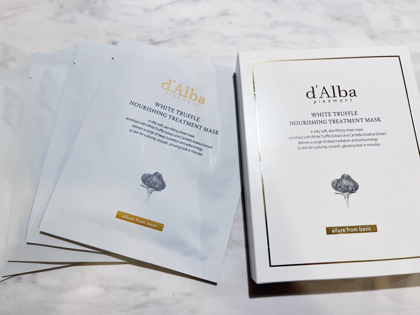 ホワイトトリュフナリシングトリートメントマスク/ダルバ/シートマスク・パックを使ったクチコミ(1枚目)