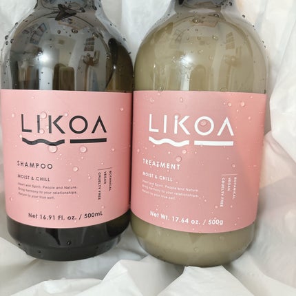 SHAMPOO & TREATMENT MOIST & CHILL/LIKOA/サロンシャンプーを使ったクチコミ(3枚目)