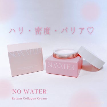 リターンコラーゲンクリーム/NOWATER/フェイスクリームを使ったクチコミ（1枚目）