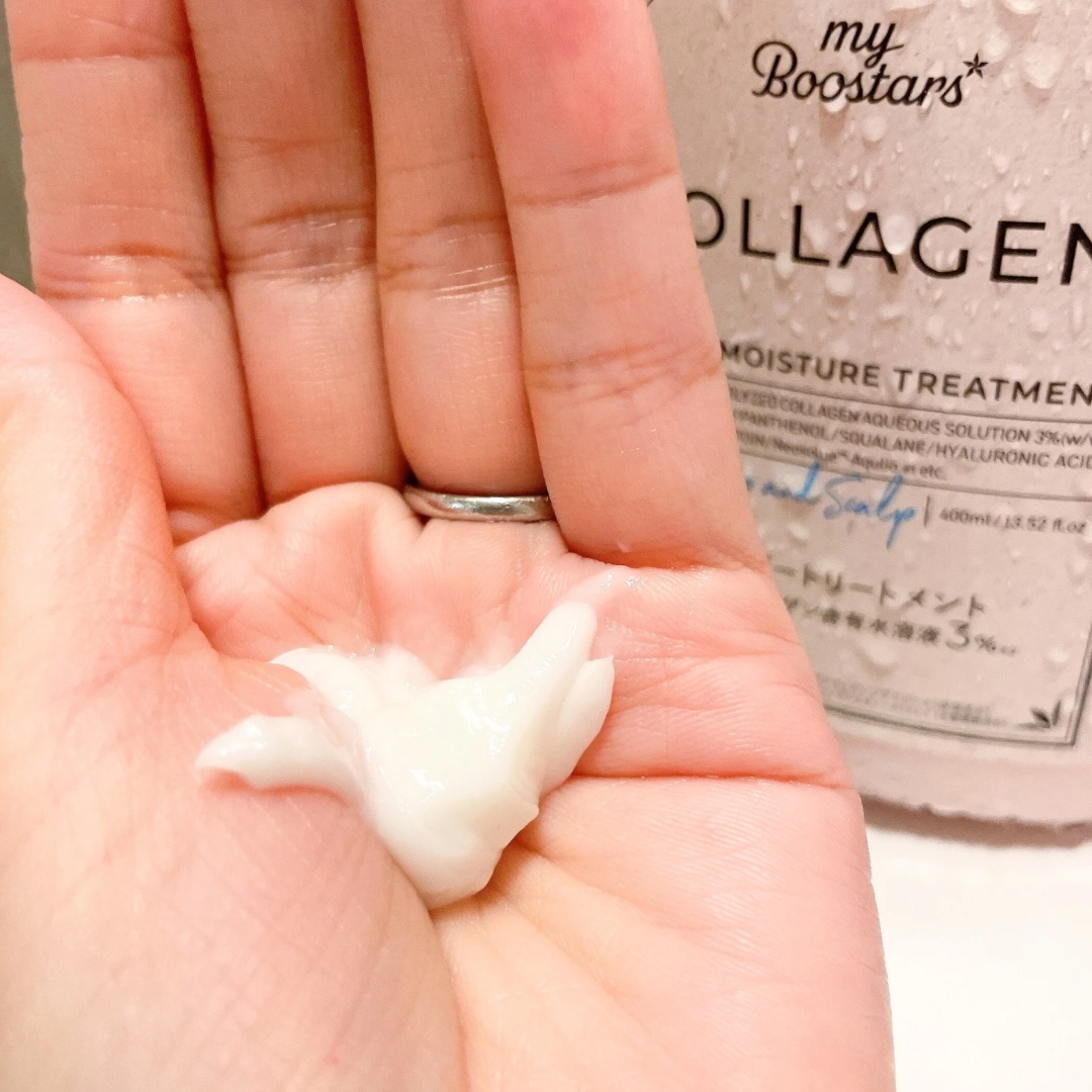 コラーゲン ブースター [モイスチャー＆スカルプ] ３点セット ベルガモットアロマの香り/マイブースターズ/その他キットセットを使ったクチコミ（3枚目）