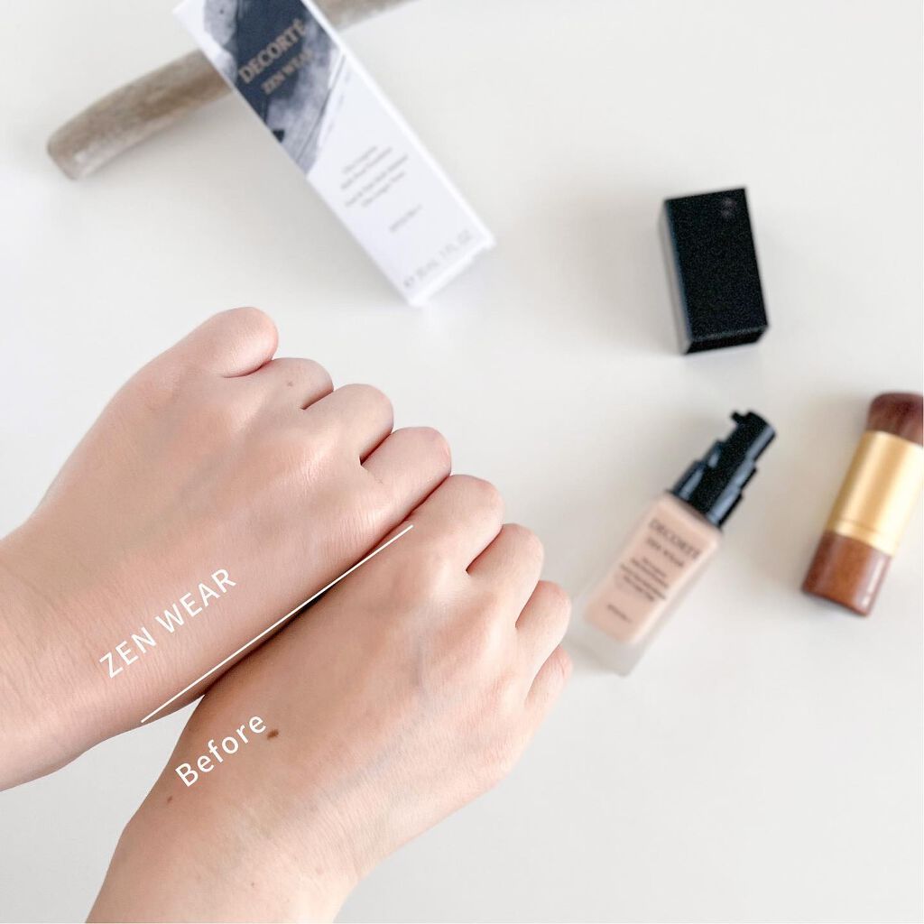 ゼン ウェア フルイド/DECORTÉ/リキッドファンデーションを使ったクチコミ(5枚目)
