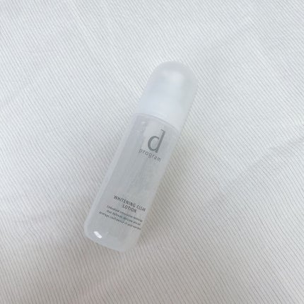 ホワイトニングクリア ローション/d プログラム/化粧水を使ったクチコミ(1枚目)
