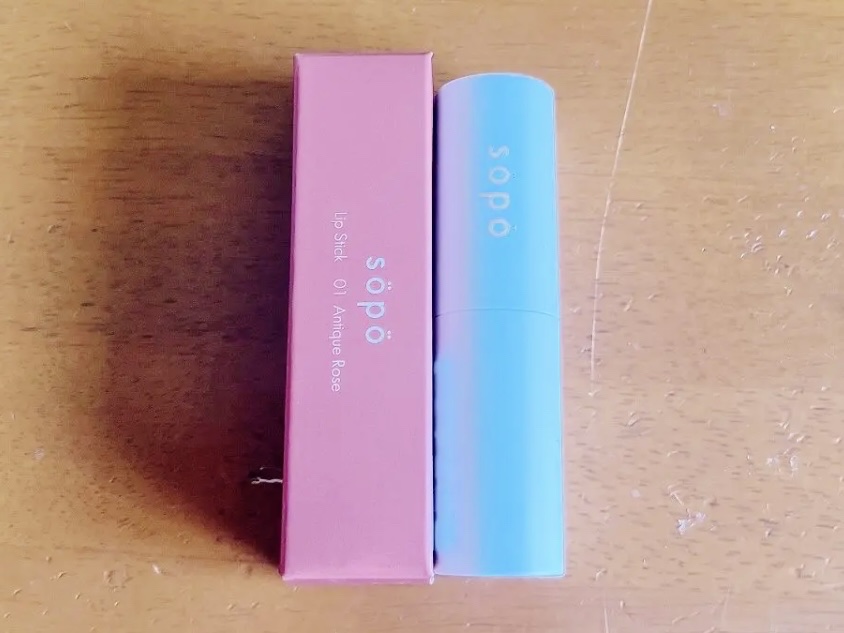 リップスティック 01/sopo/口紅を使ったクチコミ（2枚目）