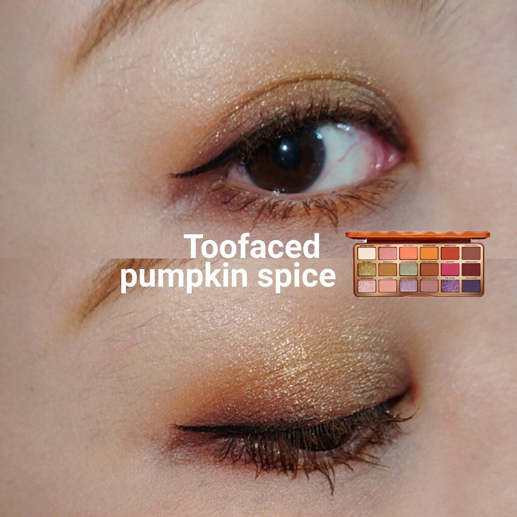 パンプキン スパイス アイシャドウ パレット(旧)/Too Faced/アイシャドウパレットを使ったクチコミ（1枚目）