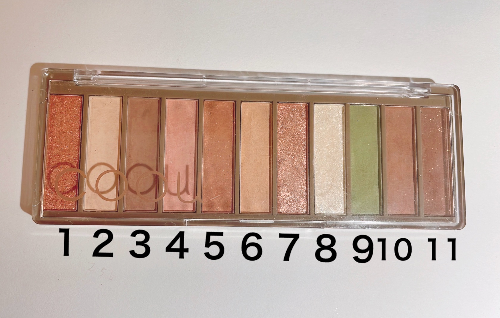 アイシャドウパレット/coou/アイシャドウパレットを使ったクチコミ（2枚目）