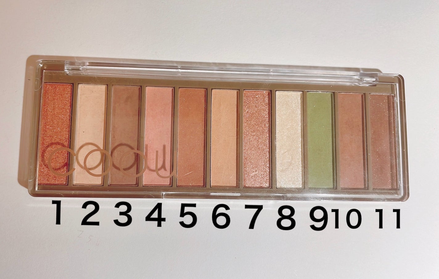 アイシャドウパレット/coou/アイシャドウパレットを使ったクチコミ(2枚目)