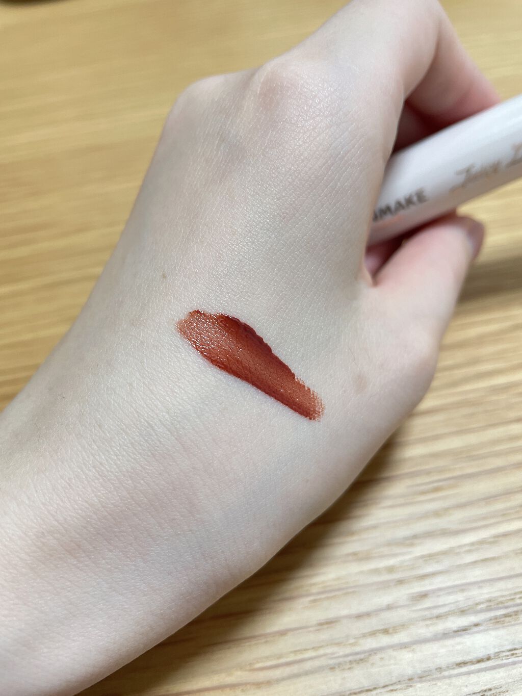 ジューシーリップティント/キャンメイク/口紅を使ったクチコミ（2枚目）