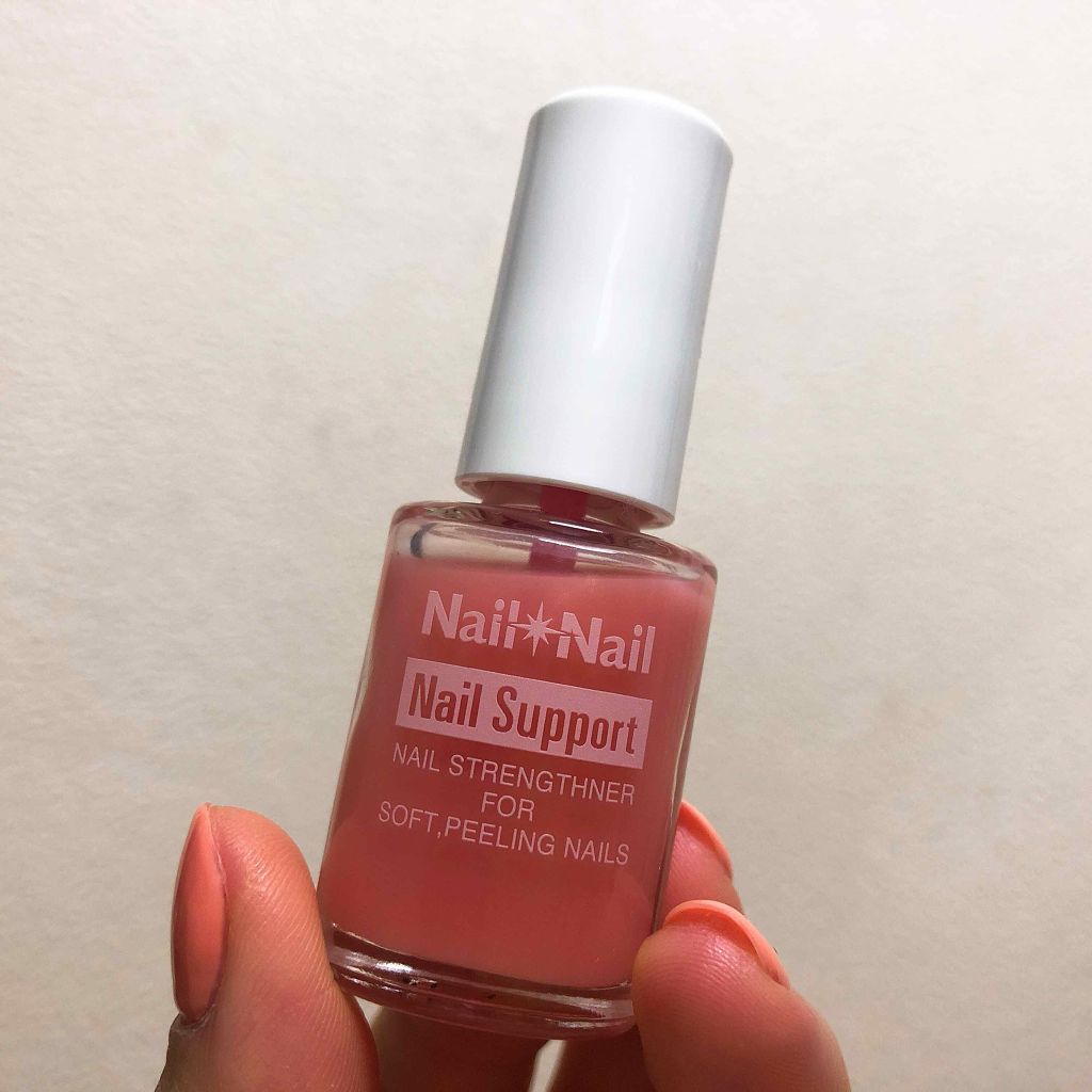 ネイルサポート ピンク/ネイルネイル/ネイルベースコートを使ったクチコミ（1枚目）