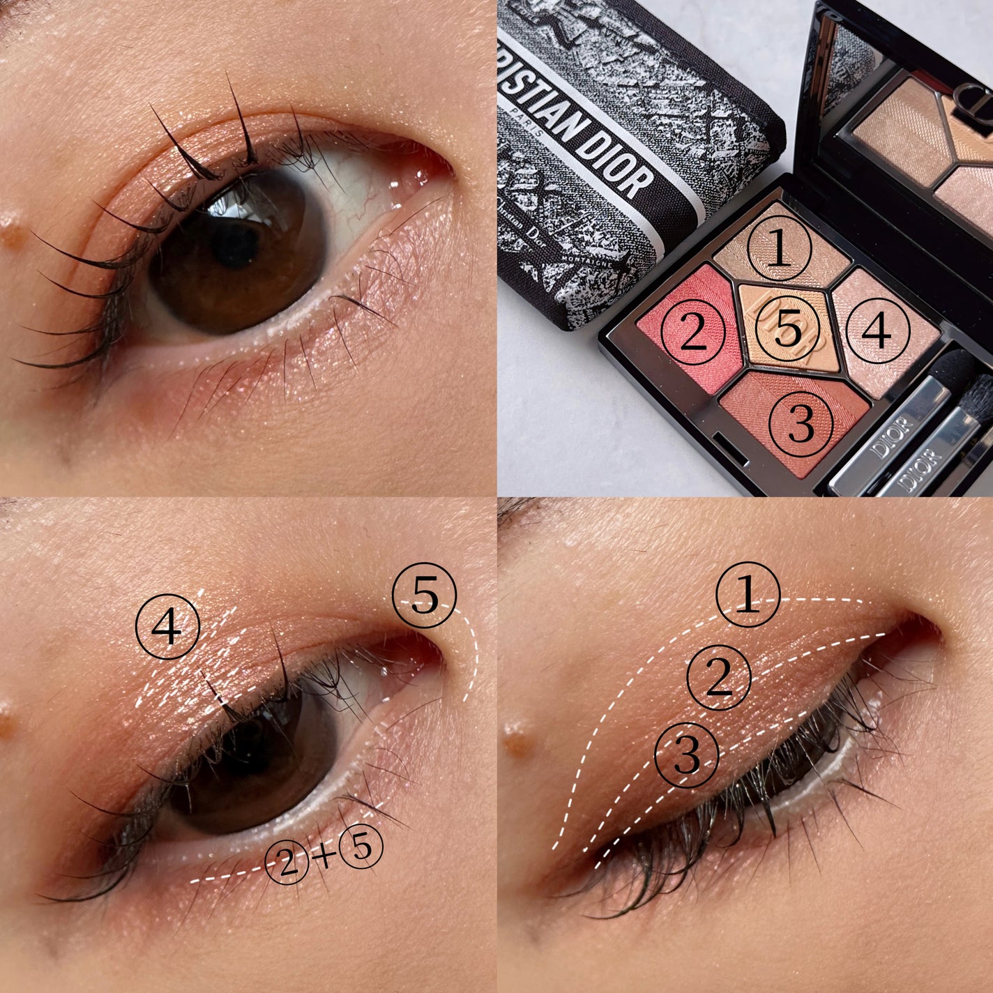 【旧】ディオールショウ サンク クルール(プラン ドゥ パリ コレクション限定品)/Dior/アイシャドウを使ったクチコミ(5枚目)