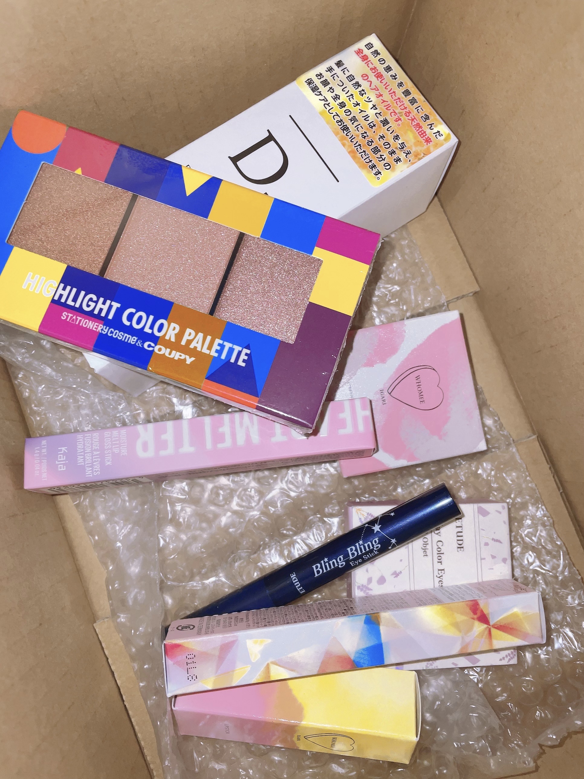 キラキラ アイシャドウ/ETUDE/スティックアイシャドウを使ったクチコミ（2枚目）