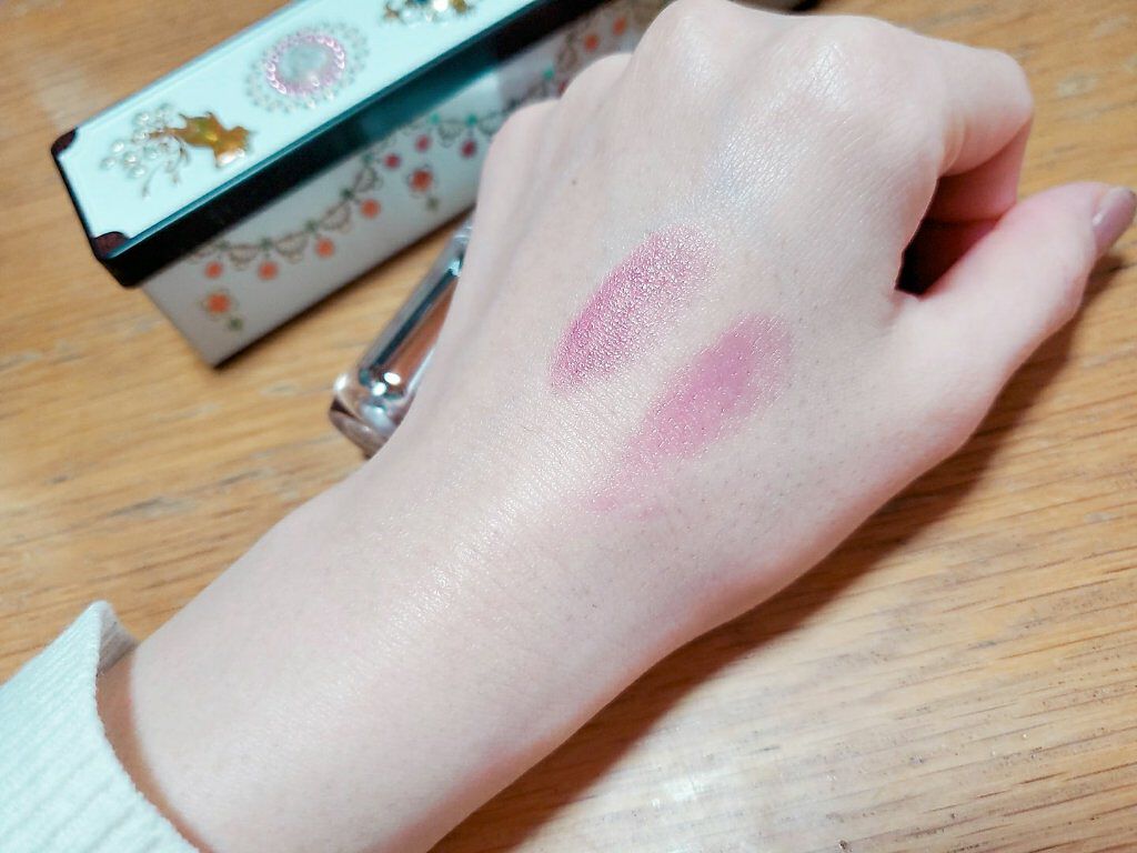 ラスティンググロスリップ RS1 ローズ系/CEZANNE/口紅を使ったクチコミ（3枚目）