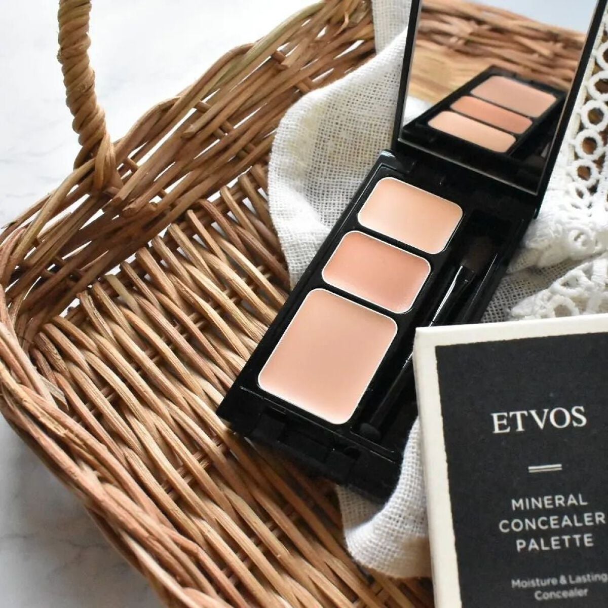 ミネラルコンシーラーパレット/エトヴォス/パレットコンシーラーを使ったクチコミ(2枚目)
