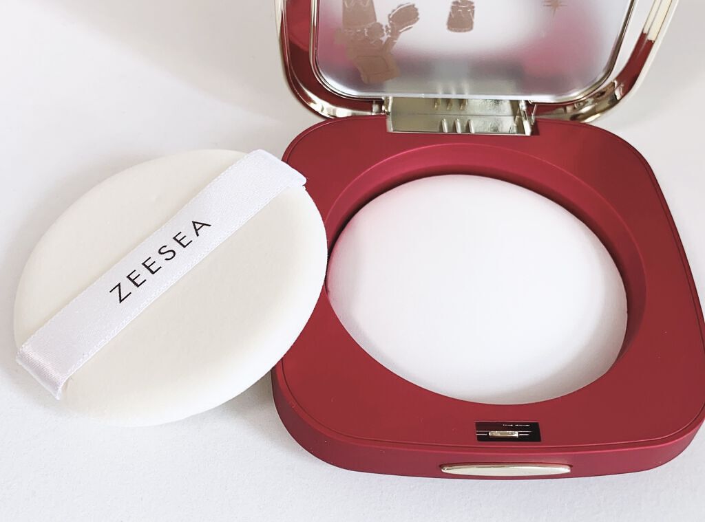 ZEESEA くるみ割り人形「ゼロ」粉感シルキーコンパクトパウダー 02 ラディアント/ZEESEA/プレストパウダーを使ったクチコミ（2枚目）