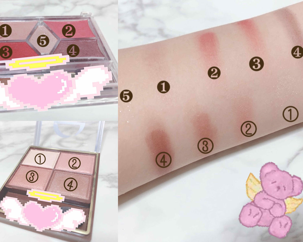 スキニーリッチシャドウ/excel/アイシャドウパレットを使ったクチコミ（2枚目）