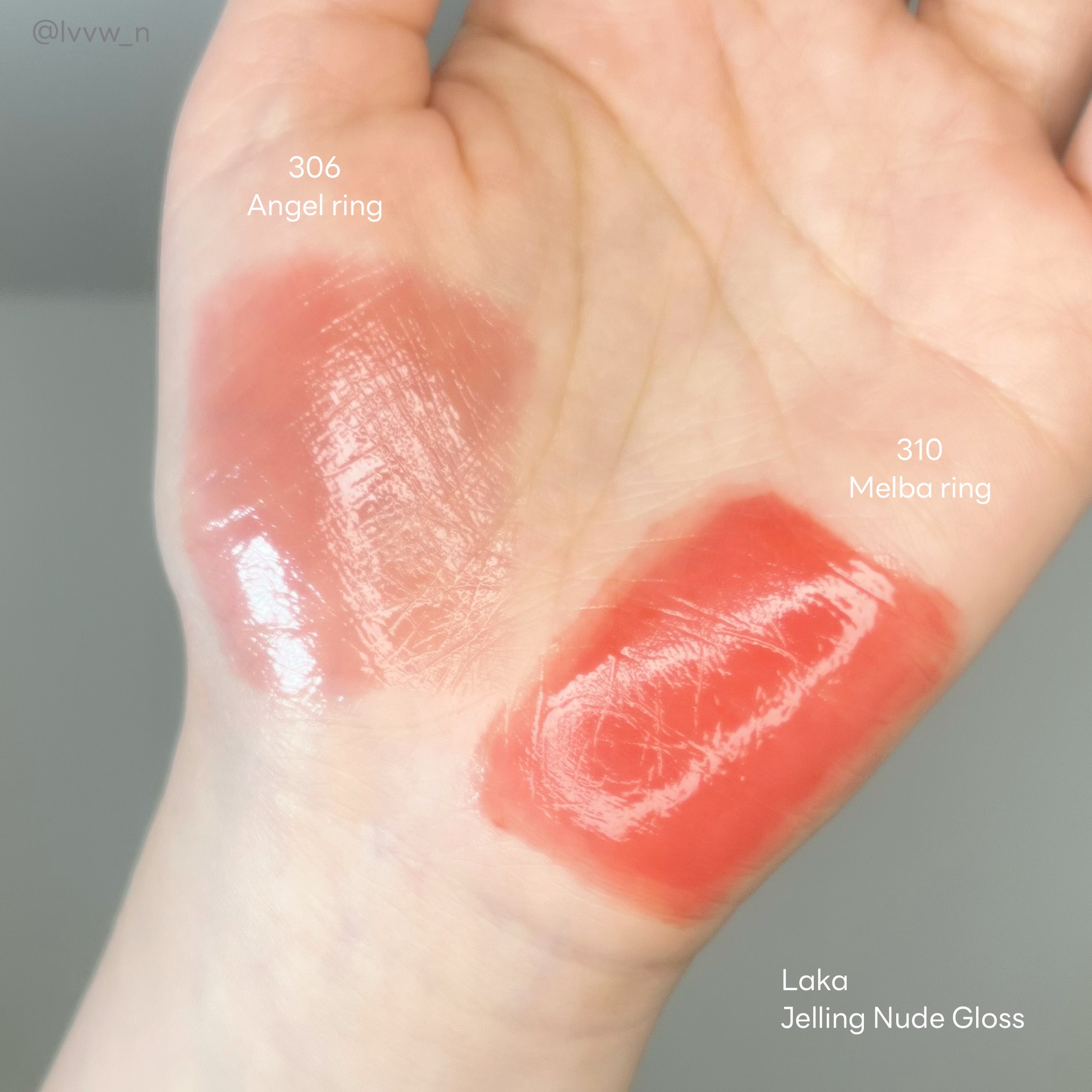 ジェリーイングヌードグロス/Laka/リップグロスを使ったクチコミ（3枚目）