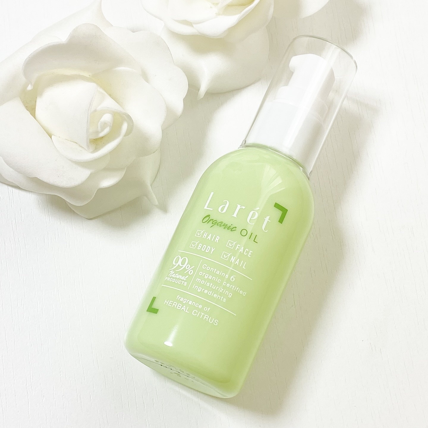 オーガニックオイル/Laret/ヘアオイルを使ったクチコミ（1枚目）