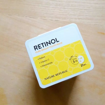 キューブマスク レチノール/ネイチャーリパブリック/シートマスク・パックを使ったクチコミ(4枚目)