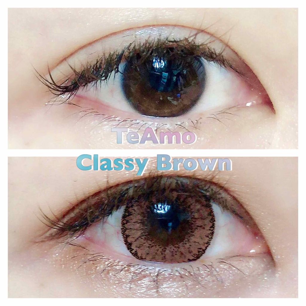Classy Series/TeAmo/カラーコンタクトレンズを使ったクチコミ(1枚目)