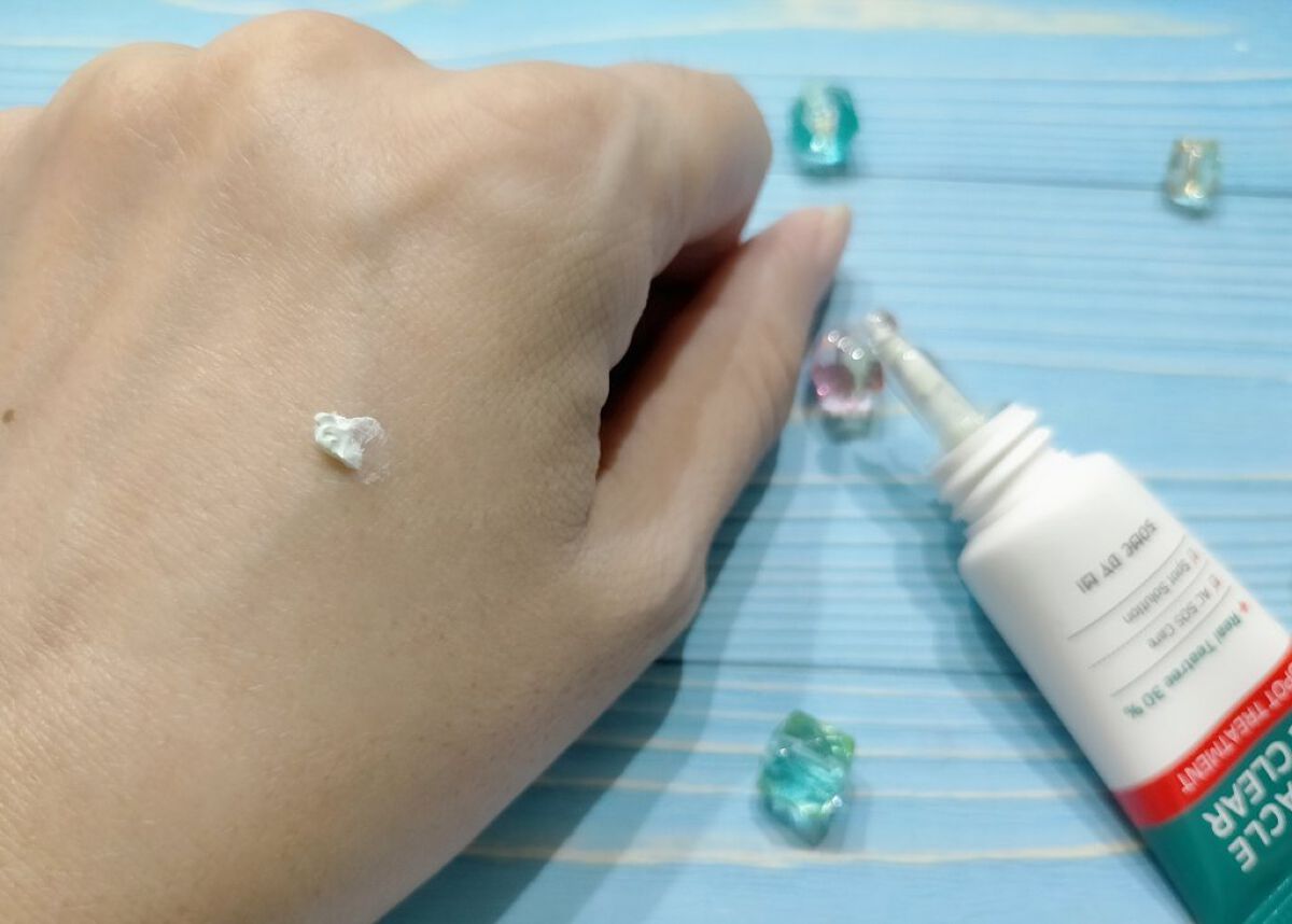 ミラクルアクネクリアスポットトリートメント/SOME BY MI/美容液を使ったクチコミ（3枚目）