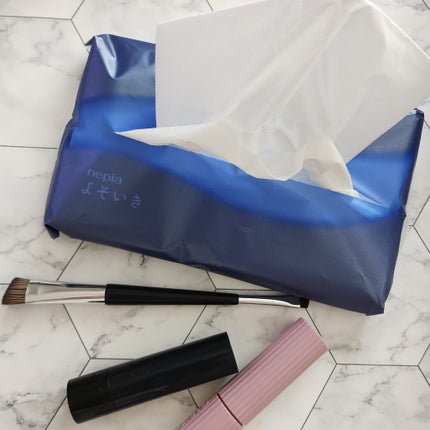 よそいき保湿ティシュ/ネピア/ティッシュを使ったクチコミ(5枚目)