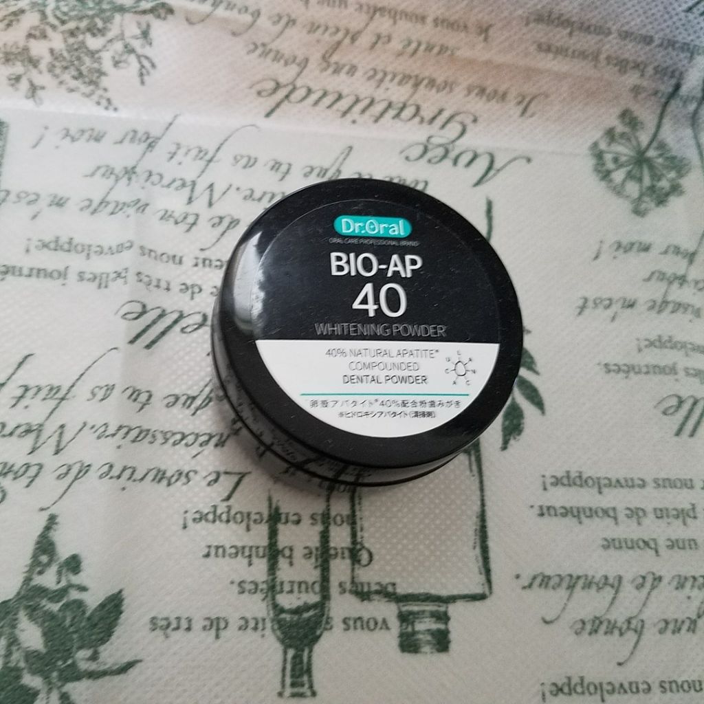 ホワイトニングパウダー ミント/Dr.Oral/歯磨き粉を使ったクチコミ（1枚目）