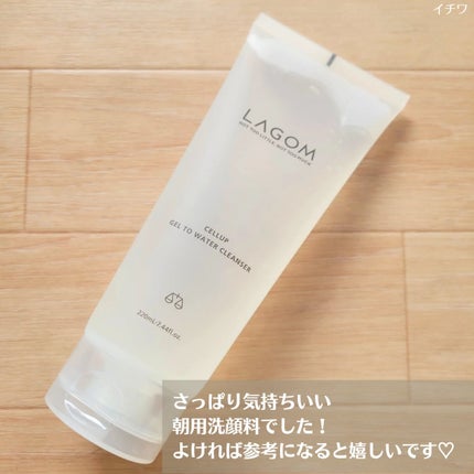 ラゴム ジェルトゥウォーター クレンザー(朝用洗顔)/LAGOM /その他洗顔料を使ったクチコミ(5枚目)