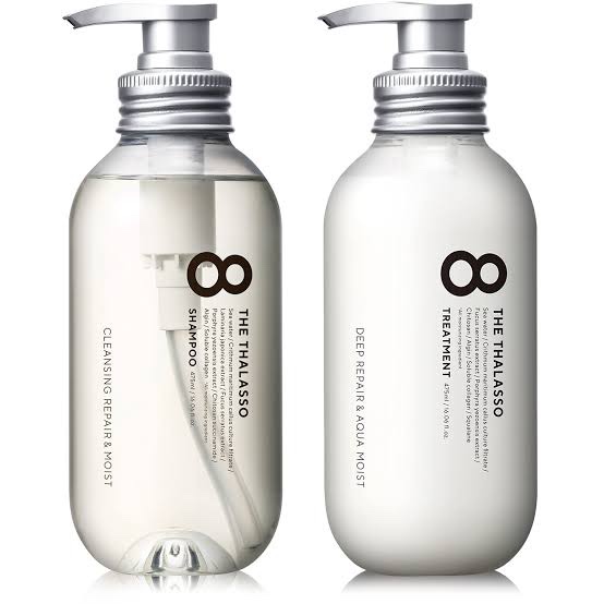 [旧商品]クレンジングリペア＆モイスト 美容液シャンプー／ディープリペア＆アクアモイスト 美容液トリートメント/エイトザタラソ/市販シャンプーを使ったクチコミ（1枚目）