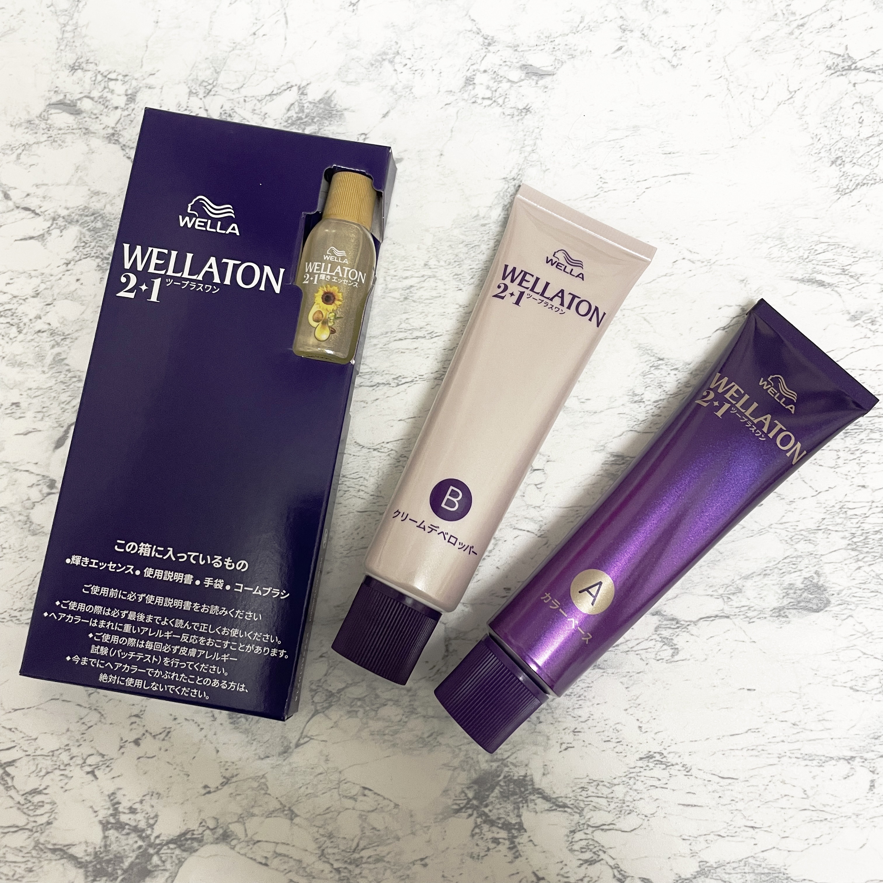 ウエラトーン ツープラスワン クリームタイプ/ウエラ/ヘアカラーを使ったクチコミ（2枚目）