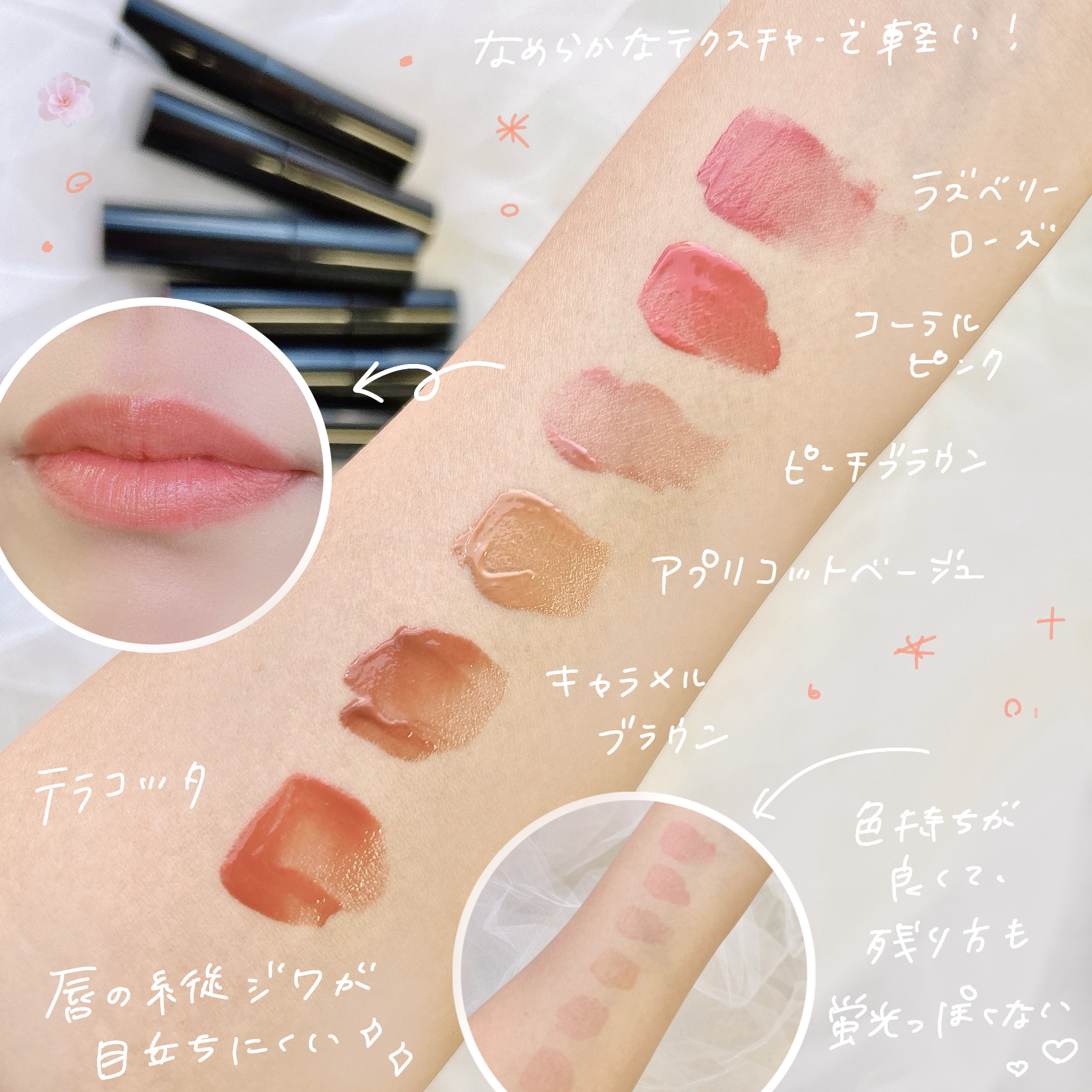 モイストティント ラズベリーローズ/MIRIMU/リップティントを使ったクチコミ（3枚目）