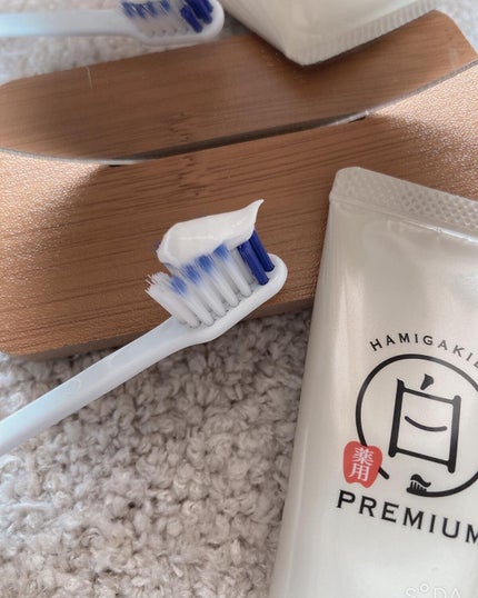 歯磨き堂 薬用ホワイトニングペースト プレミアム/歯磨き堂/歯磨き粉を使ったクチコミ(4枚目)