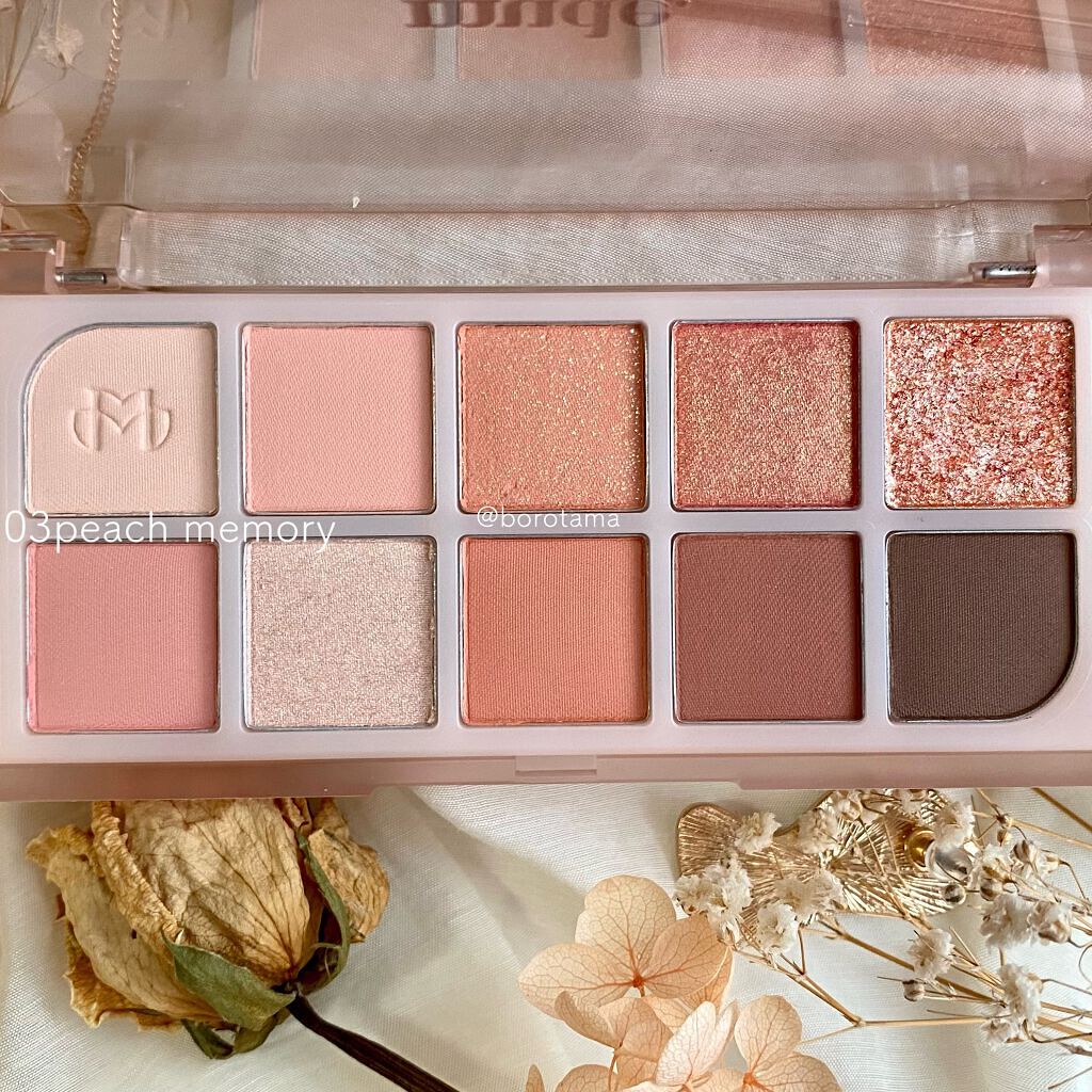 MDショールモーメント アイシャドウパレット/mude./アイシャドウパレットを使ったクチコミ（2枚目）