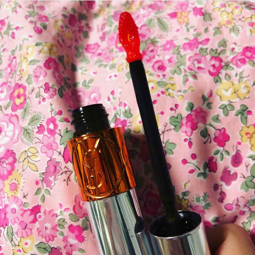 ヴォリュプテ ティントインオイル/YVES SAINT LAURENT BEAUTE/リップグロスを使ったクチコミ(1枚目)