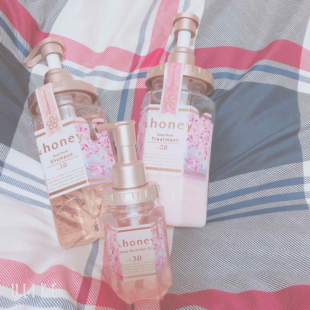 ディープモイスト シャンプー1.0／ヘアトリートメント2.0/&honey/市販シャンプーを使ったクチコミ（1枚目）