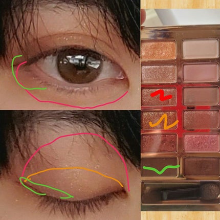 バレンタインボックス/VAVI MELLO/アイシャドウパレットを使ったクチコミ(2枚目)