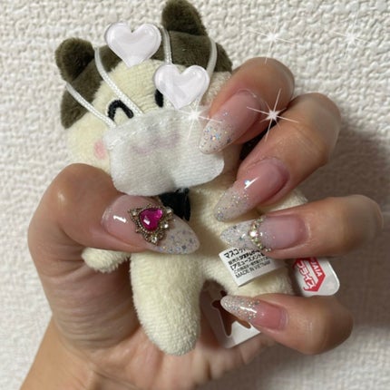 ジェルネイル(ライト対応)/セリア/ジェルネイルを使ったクチコミ(1枚目)