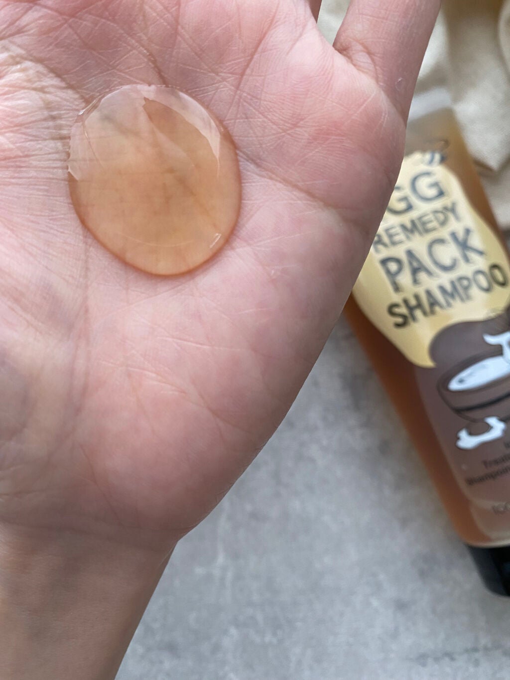 エッグレミディ パックシャンプー/too cool for school/市販シャンプーを使ったクチコミ(2枚目)