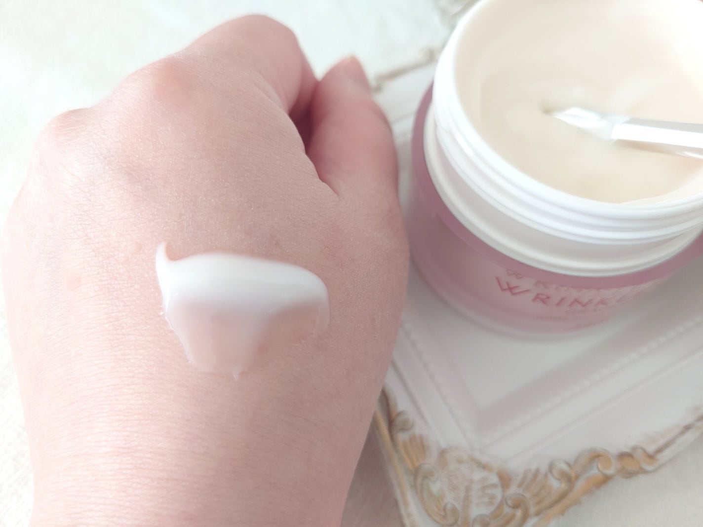 リンクルケア ホワイト モイストジェルクリーム/グレイスワン/オールインワン化粧品を使ったクチコミ(5枚目)