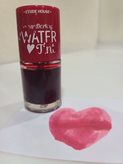 ETUDE ディアダーリンウォーターティントのクチコミ「☆ETUDE
☆ディアダーリンウォーターティント/チェリーシロップ
☆¥660
これいつ買.....」(1枚目)