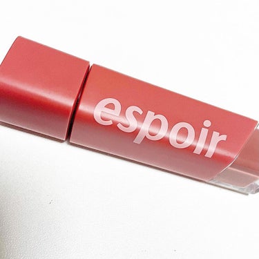 espoir クチュールリップフルイドベルベットのクチコミ「🎟【 espoir 】real pink brown beige lip tint # MOD.....」（2枚目）