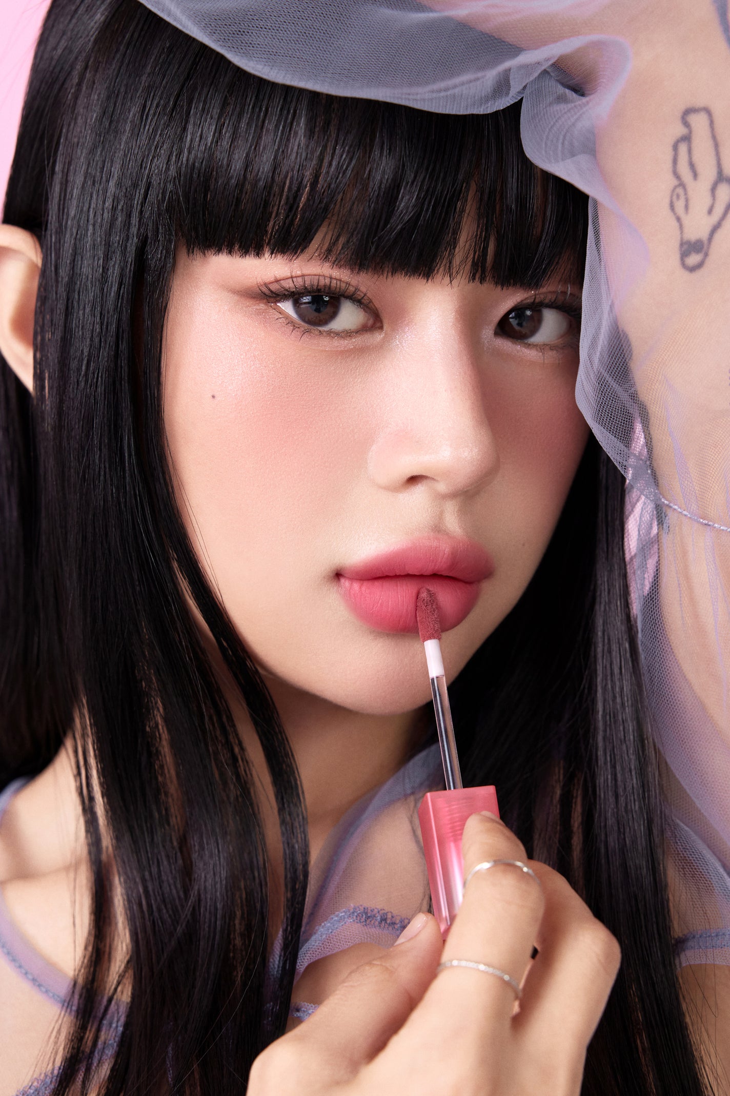 オーバー ブラー ティント/PERIPERA/リップティントを使ったクチコミ(1枚目)